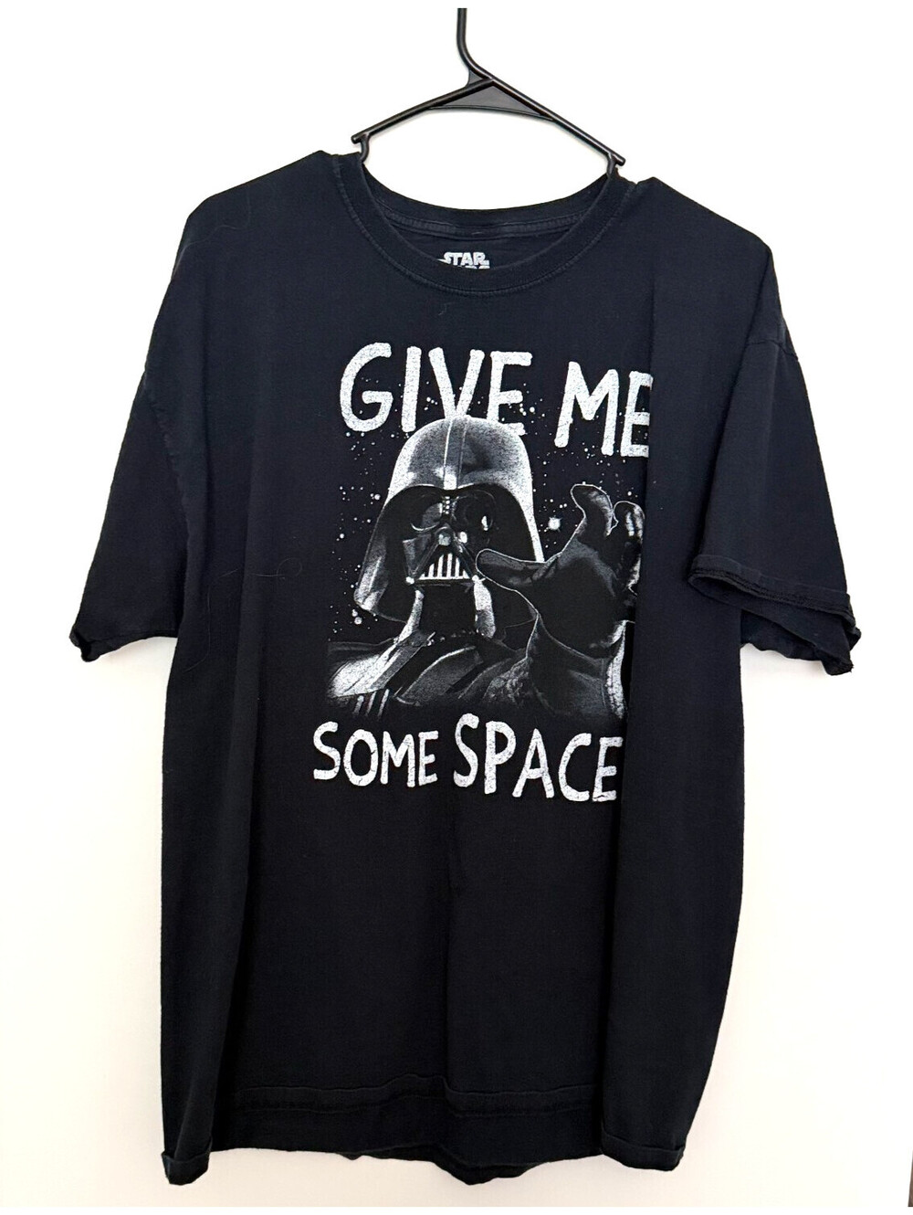 Black Star Wars Give Me Some Space Graphic T-Shirt